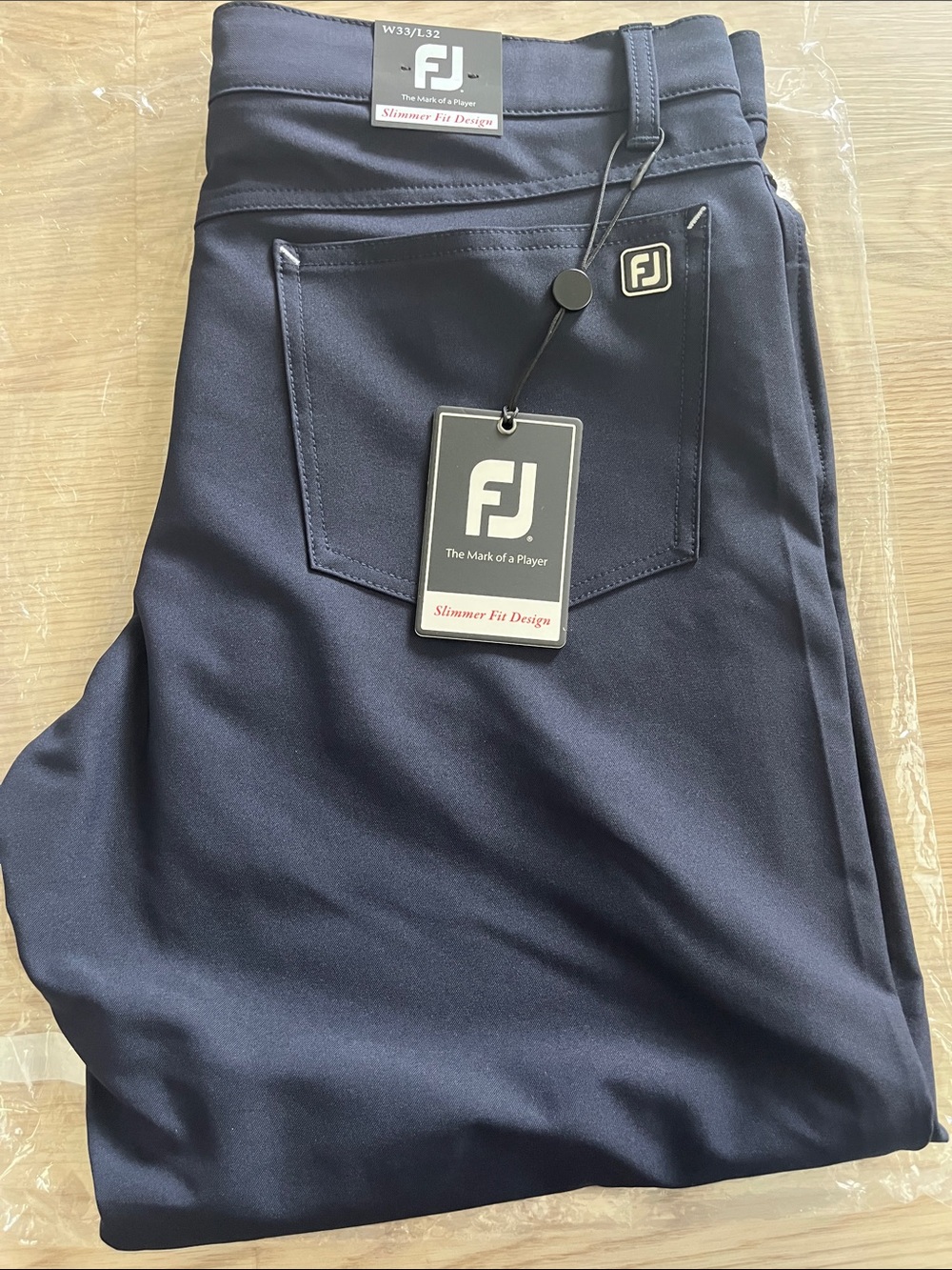 FootJoy Slim Fit Golf Pants - Navy